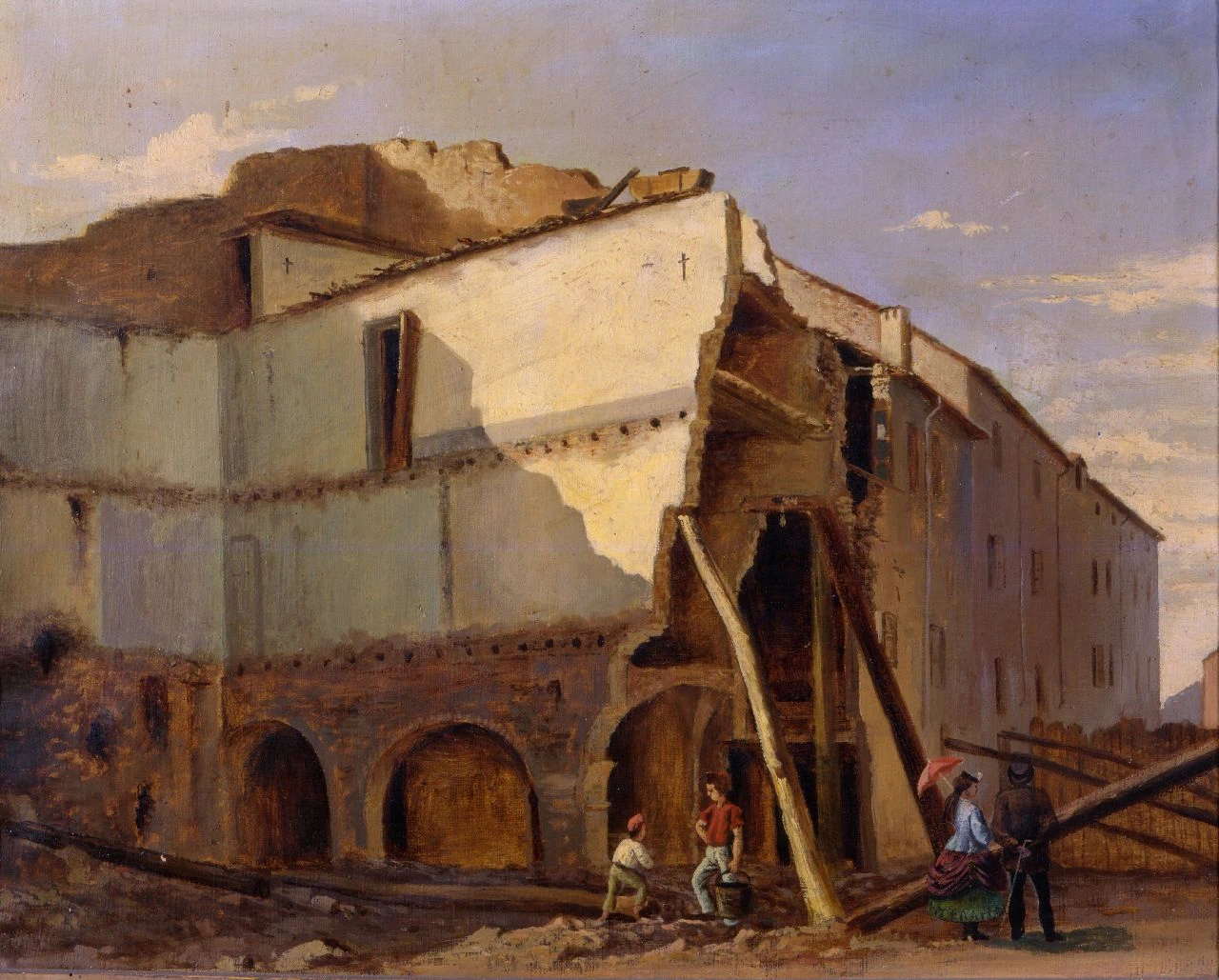 I guasti dell'innondazione a Parma, 1868